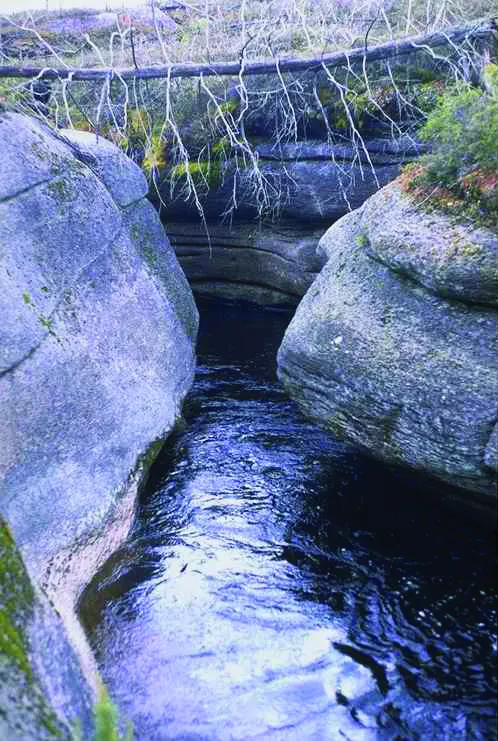 Water Carved Stone: Otter Brook Canyon (New Brunswick )
